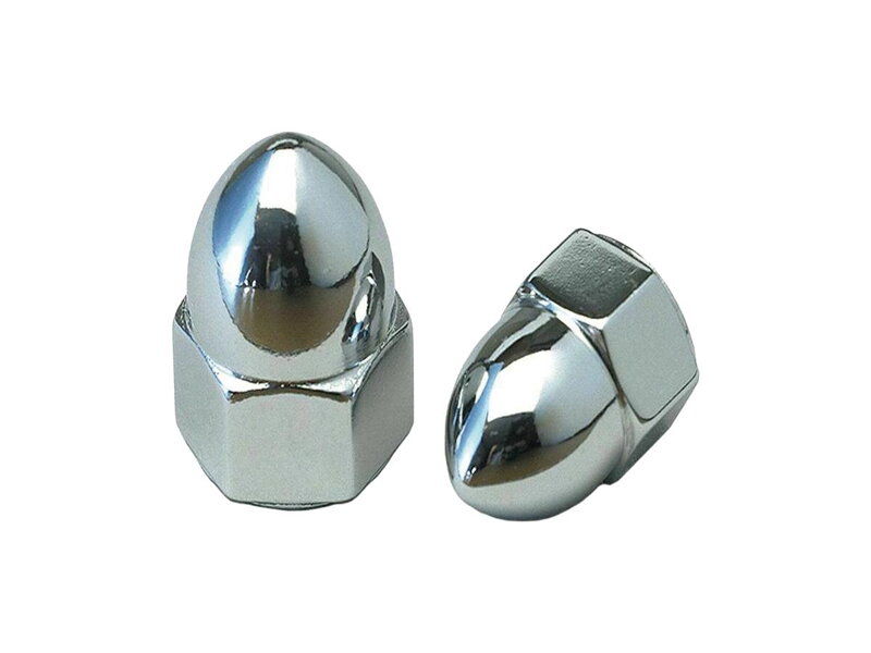 Acorn Nut Chrome 1/2"-13 UNC
