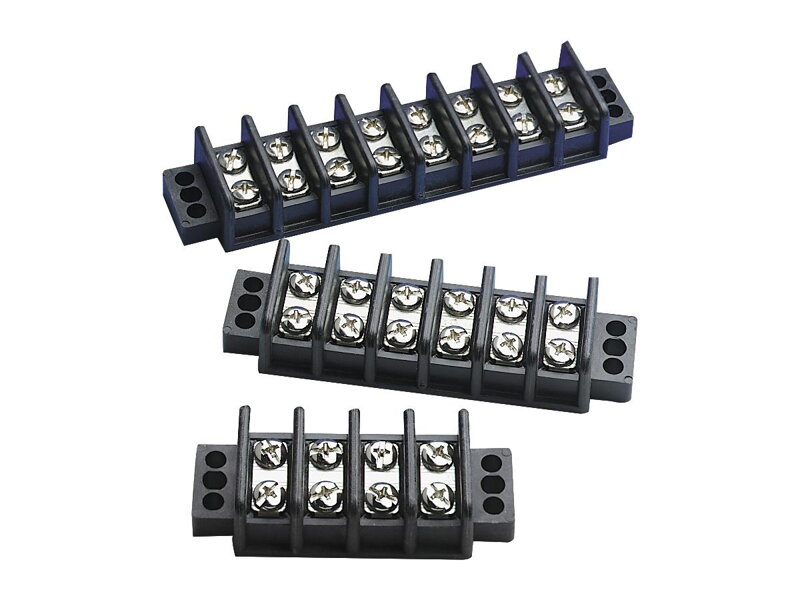 Electrical Junction Blocks 8 Connections Black