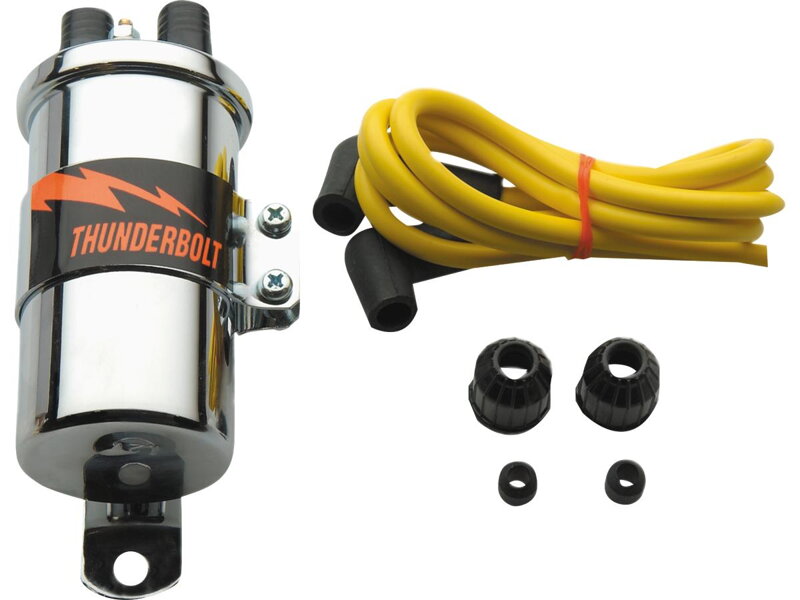 Thunderbolt Ignition Coil Chrome 5 Ohm Dual Fire