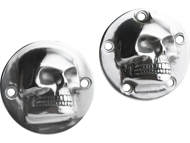 Forward Facing Skull Point Cover 5-hole Aluminium Polished