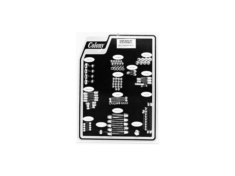 Acorn Chrome Show Bike Screw Kit Acorn-Style