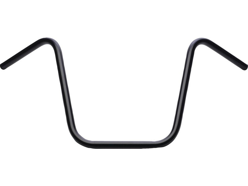 16 Ape Hanger Handlebar for Internal Wiring Non-Dimpled 3-Hole Black Powder Coated 1" Throttle Cables