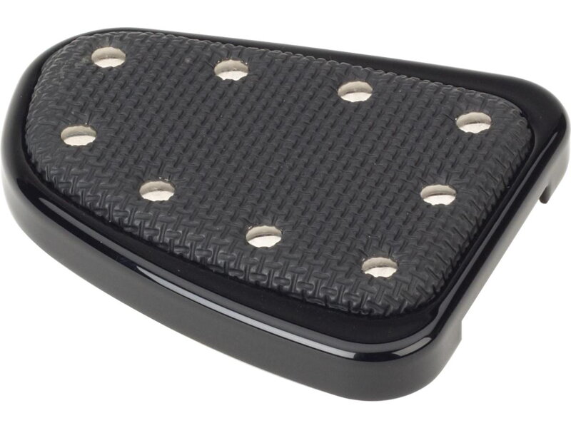 Banana Brake Pedal Pad, Black Brake Pedal Pads Black Powder Coated