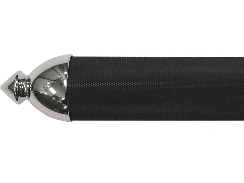 Grip End Caps Style C Chrome 1"
