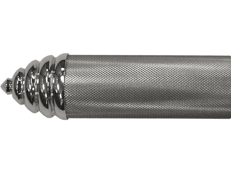 Grip End Caps Style D Chrome 1"