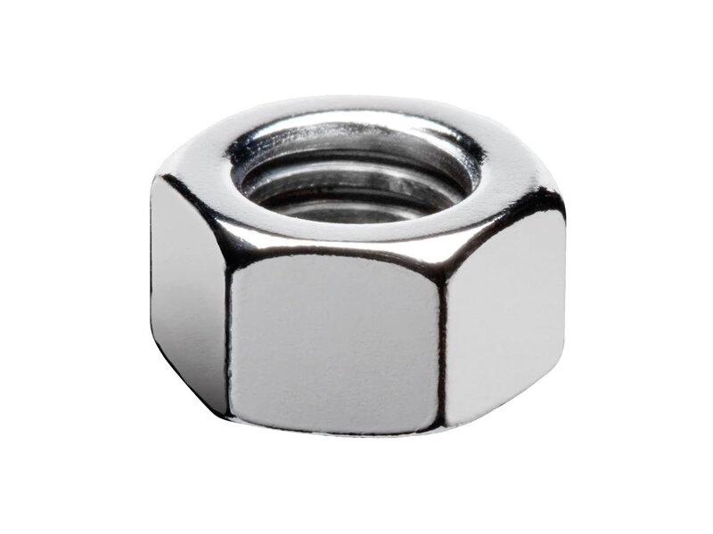 Hex Nut Pack Chrome Hex head 3/8"-24 UNF