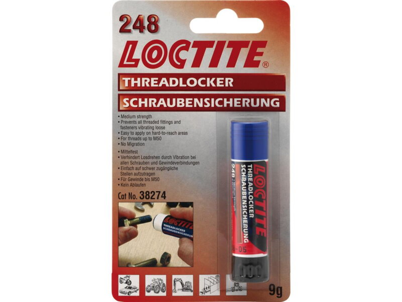 Loctite Blue Threadlocker Stick Medium Strength - 19gr