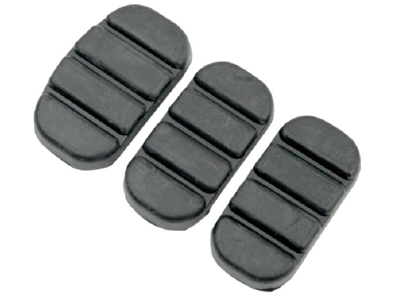 ISO Brake Pedal Pad Replacement Rubber Black