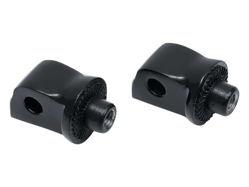 Splined Peg Adapters Gloss Black Gloss