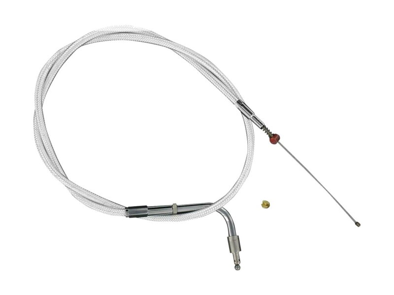 Classic Stainless Idle Cable 90 ° Stainless Steel Clear Coated 44"
