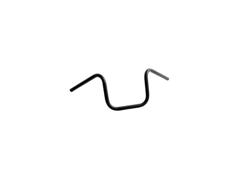 7 Bad Hawk Handlebar Non-Dimpled 3-Hole Black Powder Coated 1"
