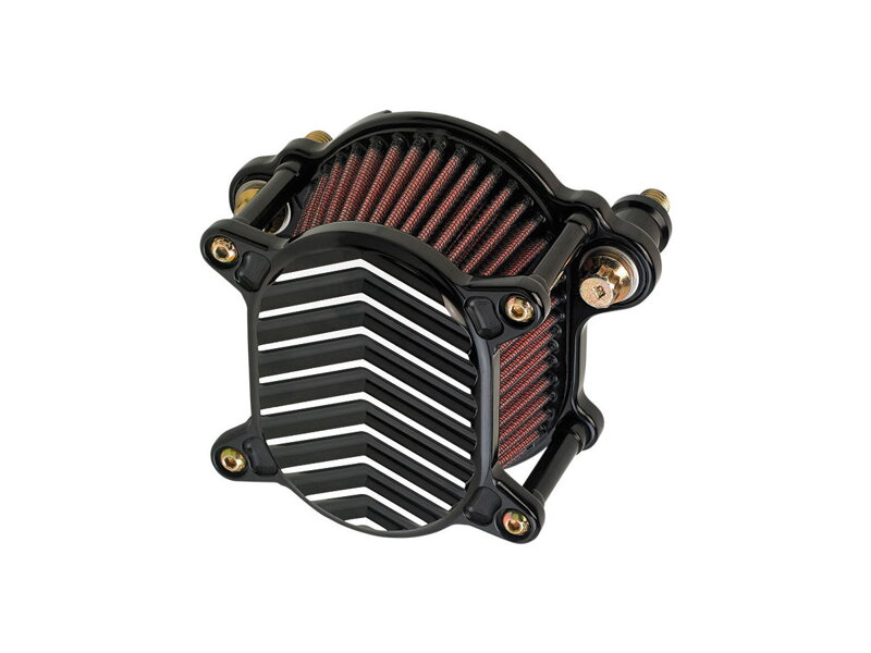 Omega V-Fin Air Cleaner Black