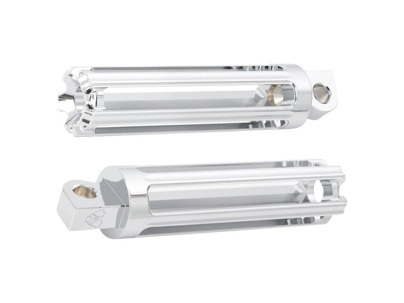10-Gauge Footpegs Chrome