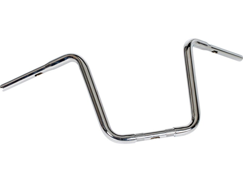 1 1/4" Narrow Ape Hanger Handlebar Non-Dimpled 3-Hole Chrome 1 1/4" Throttle By Wire Throttle Cables
