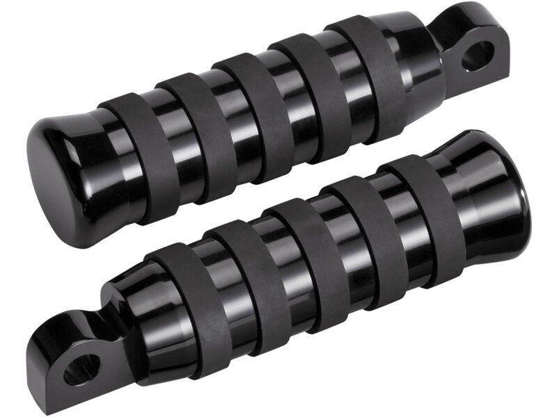 O-Ring Foot Pegs for Sportster 48 and 72 Models Black, Anodized