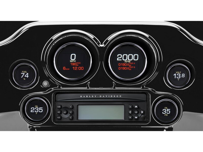 MLX-8600 Dresser and Bagger Direct Plug-In 6 Gauge Kit Chrome Bezel