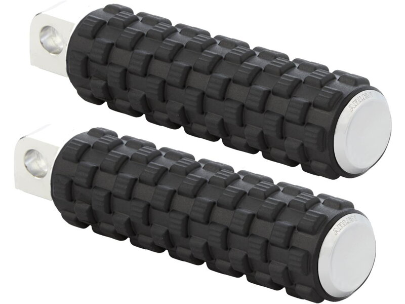 AirTrax Foot Pegs Chrome Endcap Black