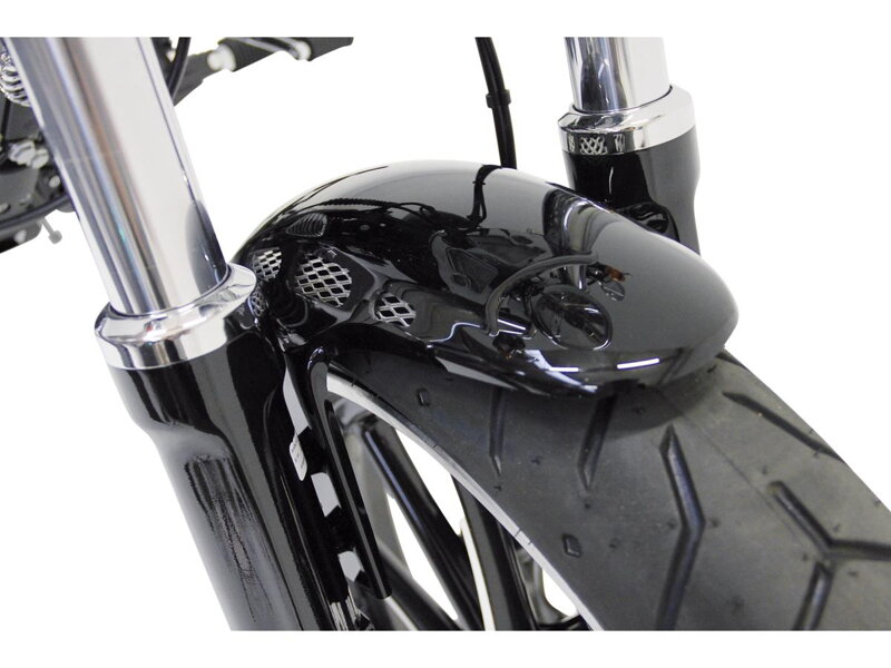 Custom V2 Front Fender Gloss Black 17"