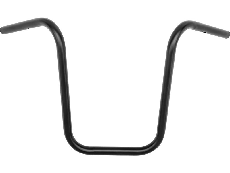 Narrow Ape 40 Handlebar Non-Dimpled 3-Hole Black Powder Coated 1" Throttle Cables