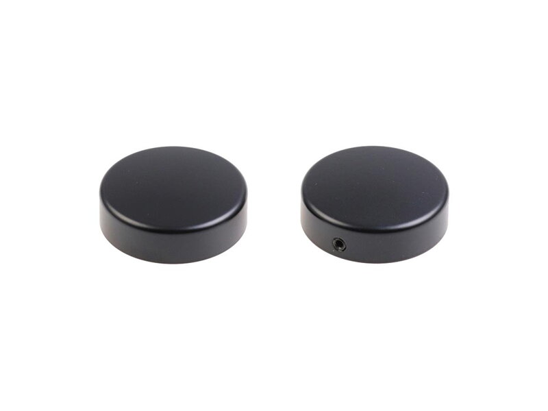 End Cap Fork Cover Fork Cap Plain Black Powder Coated