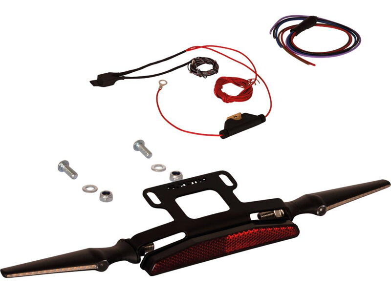 Rear Jetstream Turn Signal Bracket without Turn Signals for Sportster S Turn Signals not included Satin Black Powder Coated