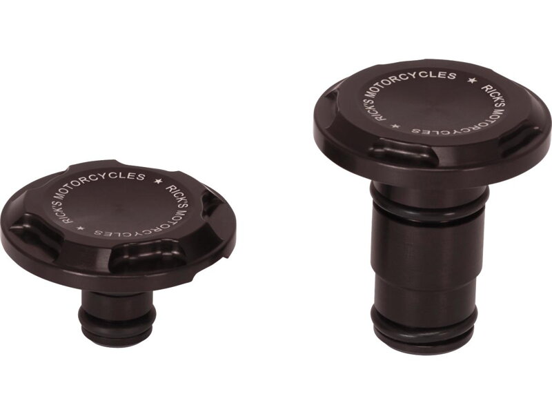 Premium Front Axle Cover With Ricks Logo Black Satin
