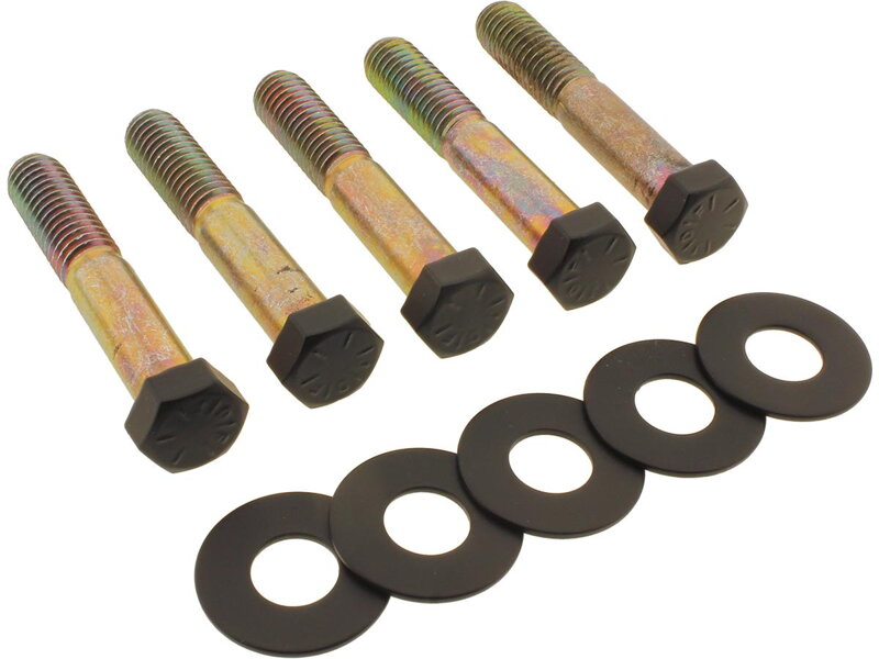 Sprocket/Pulley Screw Kit 5 Allen Head Screws, 5 Washers Satin Black Powder Coated