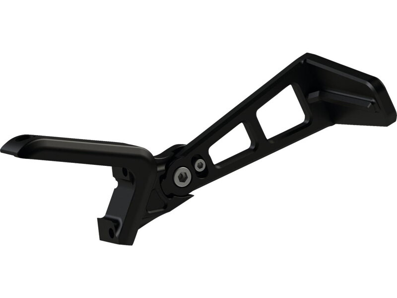 Medium Pro Alu Side Mount License Plate Bracket Black Anodized
