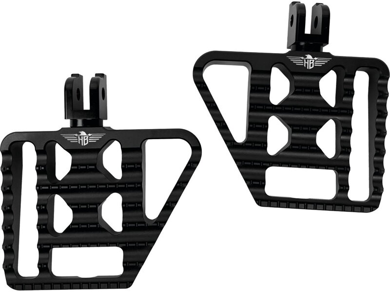 V1 Performance Mini Floorboards Black Satin Anodized
