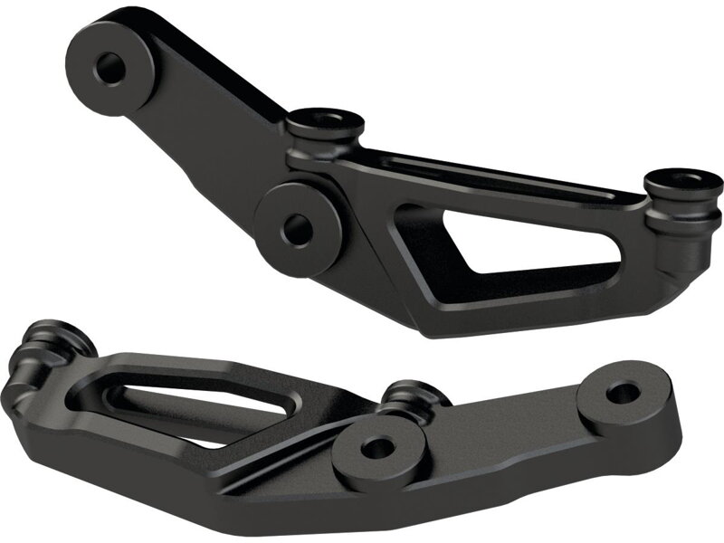 Radial Conversion Front Brake Caliper Adapter From 300 mm to 340 mm Brake Disc Black Front Left Right Set