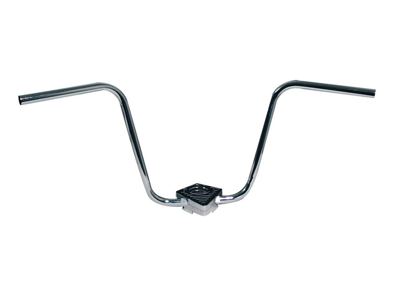 400 Ape Hanger Handlebar Dimpled 3-Hole Chrome 1" Throttle By Wire