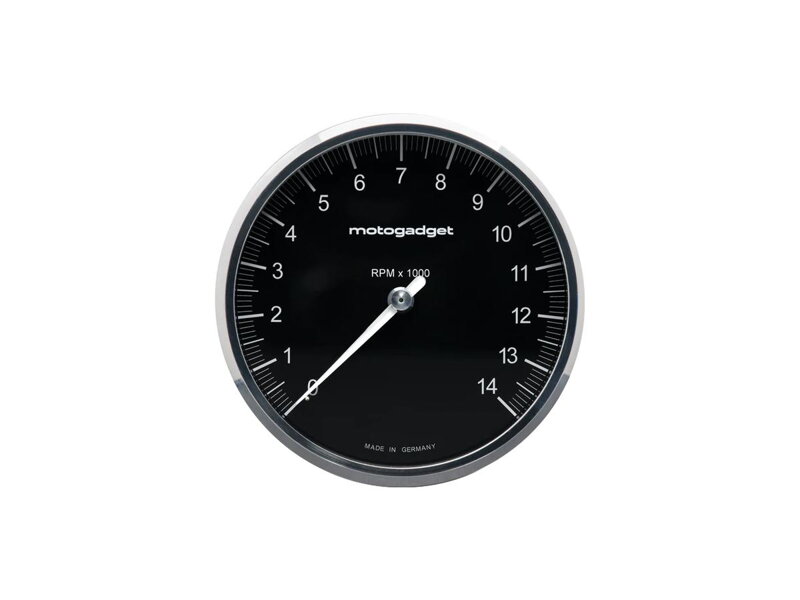 motoscope chronoclassic 2.0 Instrument Scale: 14.000 rpm; Aluminium Polished Bezel 80 mm