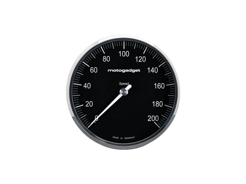 motoscope chronoclassic 2.0 Instrument Scale: 200 mph; 200 km/h; Aluminium Polished Bezel 80 mm