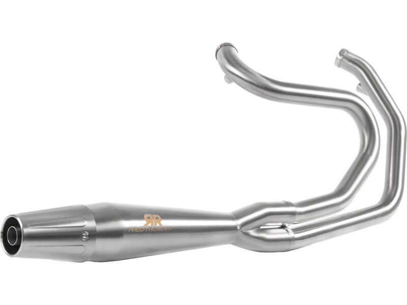2-in-1 Exhaust System Tapered Style Stainless Steel Satin