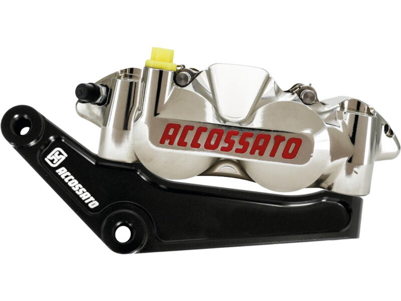 Monoblock Front Caliper Sets with Brackets Nickel Plated