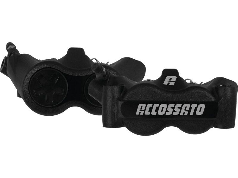 Radial Monobloc Brake Calipers Carbon Ceramic Pads Anodized Forged Aluminium Front Left Right
