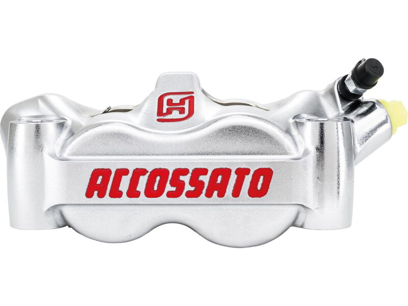 Radial Monobloc Brake Calipers Carbon Ceramic Pads Nickel Plated Forged Aluminium Front Right