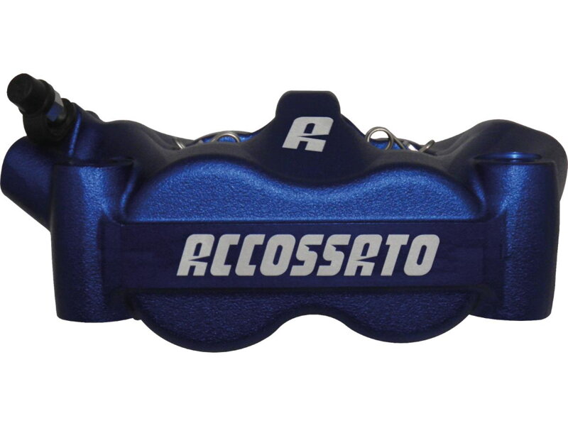 Radial Monobloc Brake Calipers Sintered Pads Blue Anodized Forged Aluminium Front Left