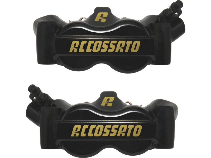 Radial Monobloc Brake Calipers Sintered Pads Black Gold Forged Aluminium Front Left Right