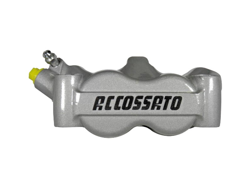 Radial Monobloc Brake Calipers Sintered Pads Silver Forged Aluminium Front Left