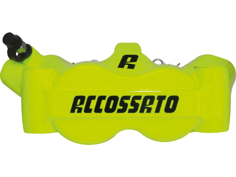 Radial Monobloc Brake Calipers Sintered Pads Neon Forged Aluminium Front Left