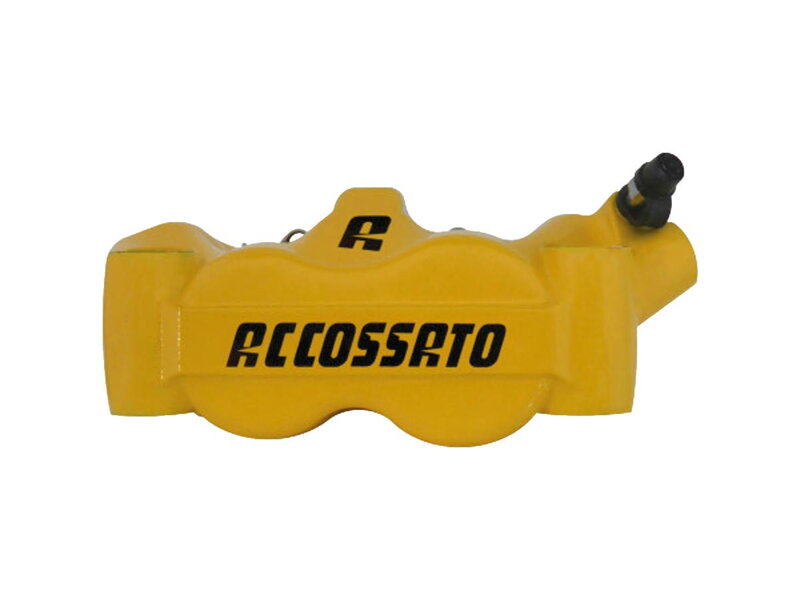 Radial Monobloc Brake Calipers Sintered Pads Yellow Forged Aluminium Front Right