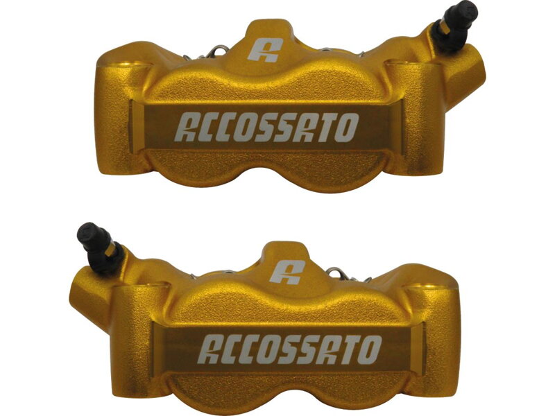 Radial Monobloc Brake Calipers Sintered Pads Gold Forged Aluminium Front Left Right