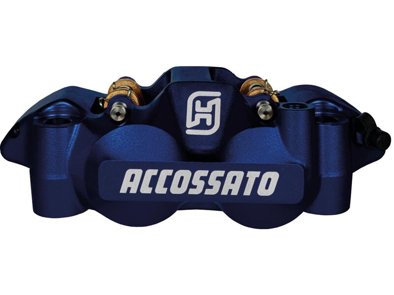 Carbon Ceramic Pads Blue Anodized Forged Aluminium Front Right