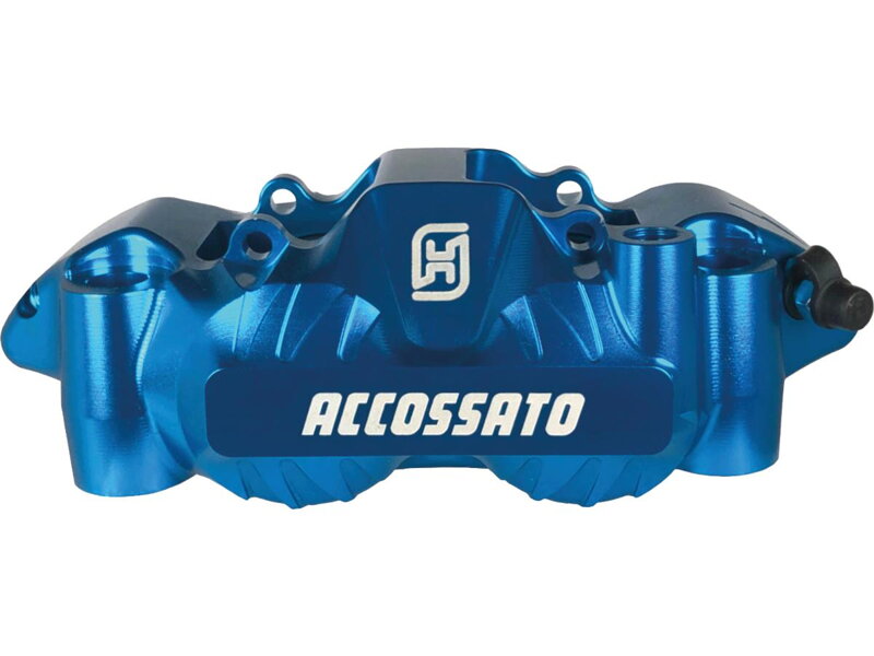 Carbon Ceramic Pads Anodized Turquoise Forged Aluminium Front Right