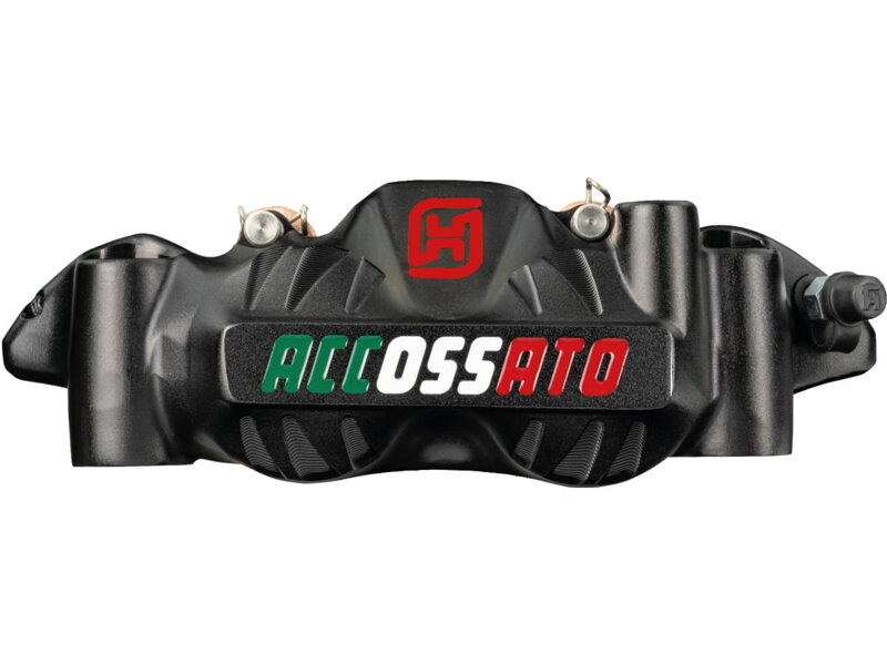 Organic Pads Black Tricolor Forged Aluminium Front Right