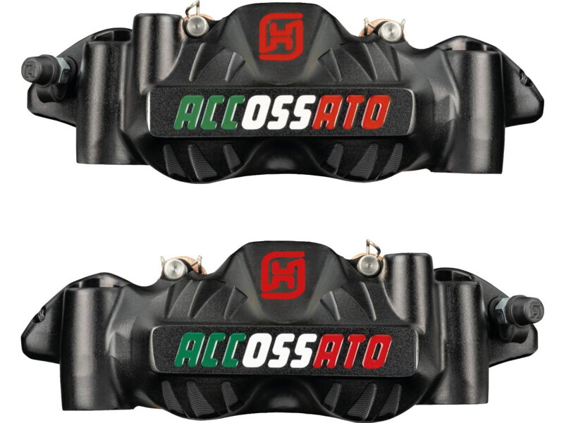 Organic Pads Black Tricolor Forged Aluminium Front Left Right