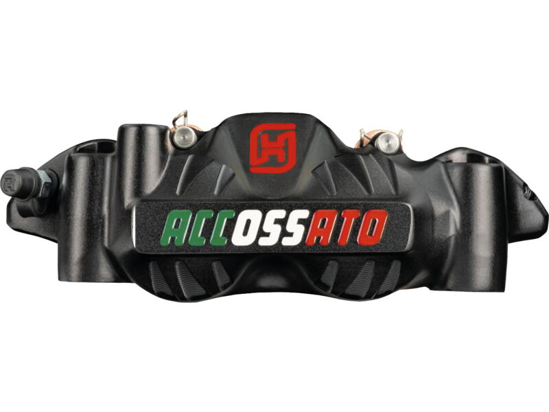 Carbon Ceramic Pads Black Tricolor Forged Aluminium Front Left