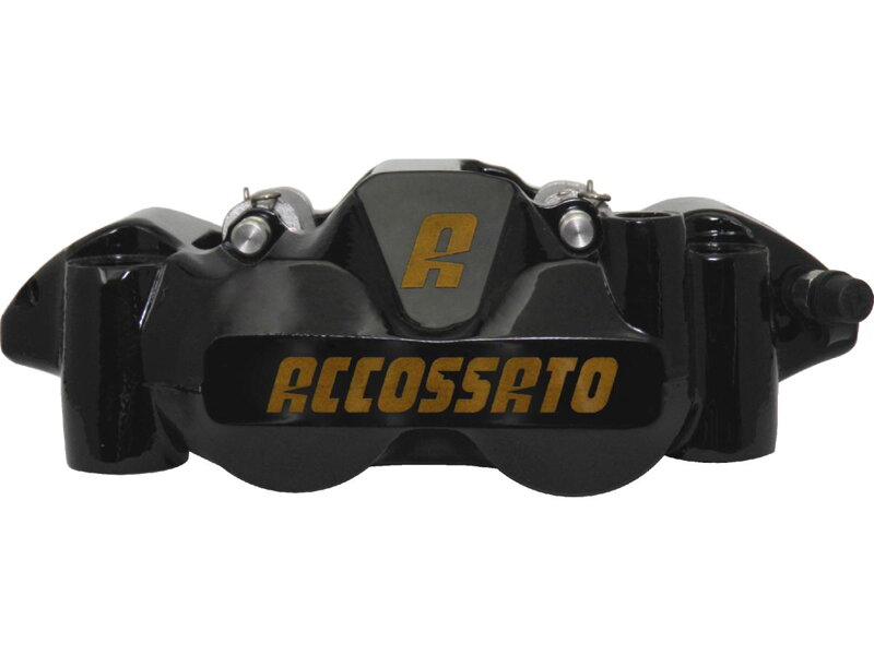 Organic Pads Black Powdwer Coated Forged Aluminium Front Right