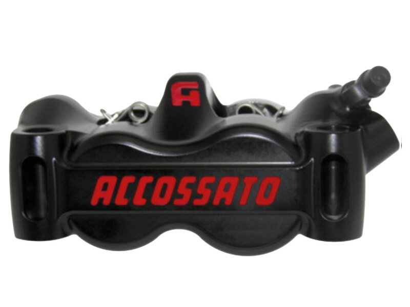 Radial CNC Monobloc Calipers Black Anodized Alloy Aluminium Front Right
